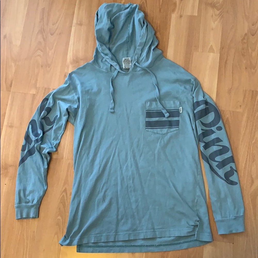 Pink long sleeve shirt with hoodie!
